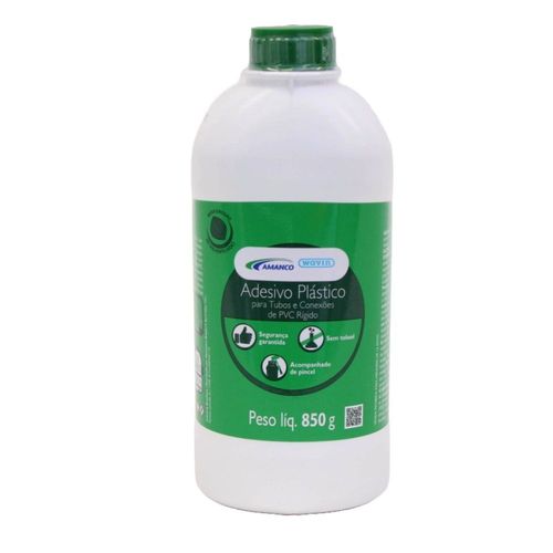 Adesivo Plástico PVC Frasco 850g Amanco