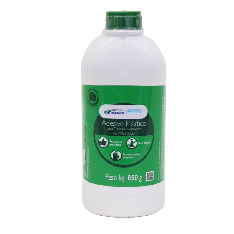 Adesivo Plástico PVC Frasco 850g Amanco