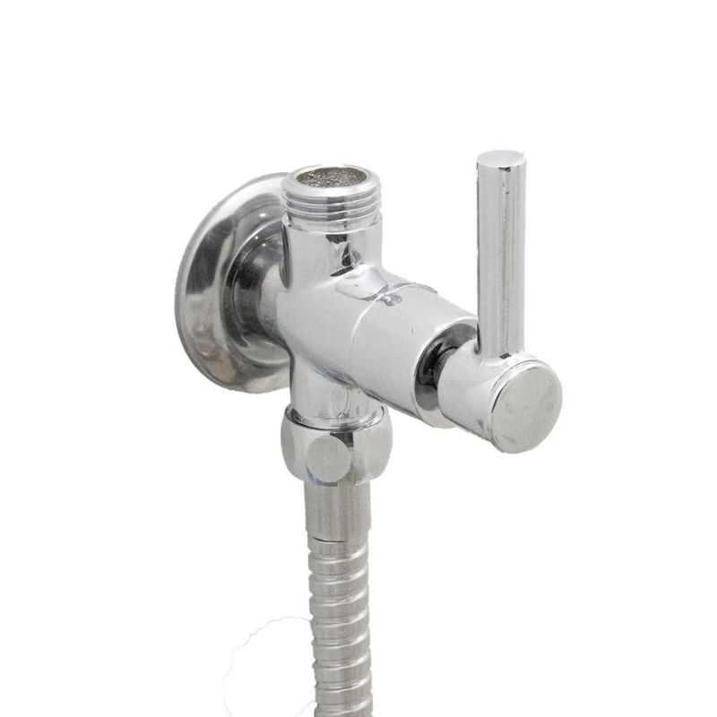 Ducha Higiênica Metálica Registro Cromado 1/4V com Desviador Bognar