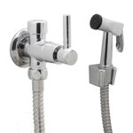 Ducha Higiênica Metálica Registro Cromado 1/4V com Desviador Bognar