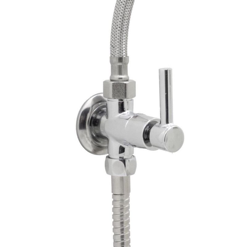 Ducha Higiênica Metálica Registro Cromado 1/4V com Desviador Bognar