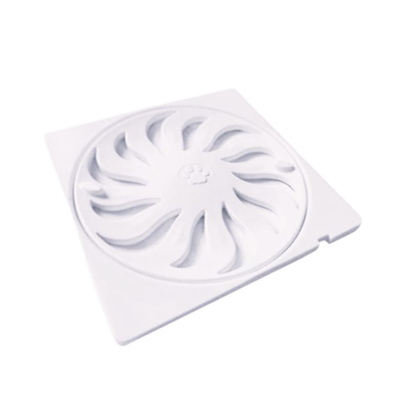 Grelha Quadrada Abre e Fecha PVC Branca DN100 Tigre