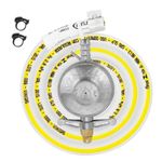 Regulador Gás Doméstico 1kg/h 3/8" BM com Mangueira 1,25m Vinigás