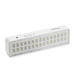 Luminária de Emergência LED Barra Branca 2W Luz Branca 100 lúmens