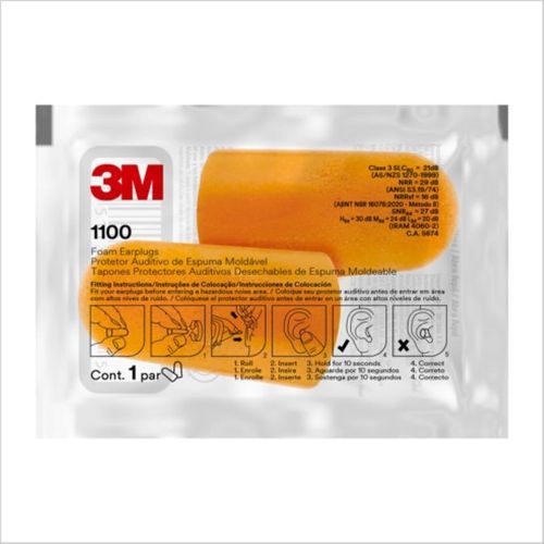 Protetor Auricular sem Cordão 16DB 1100 3M