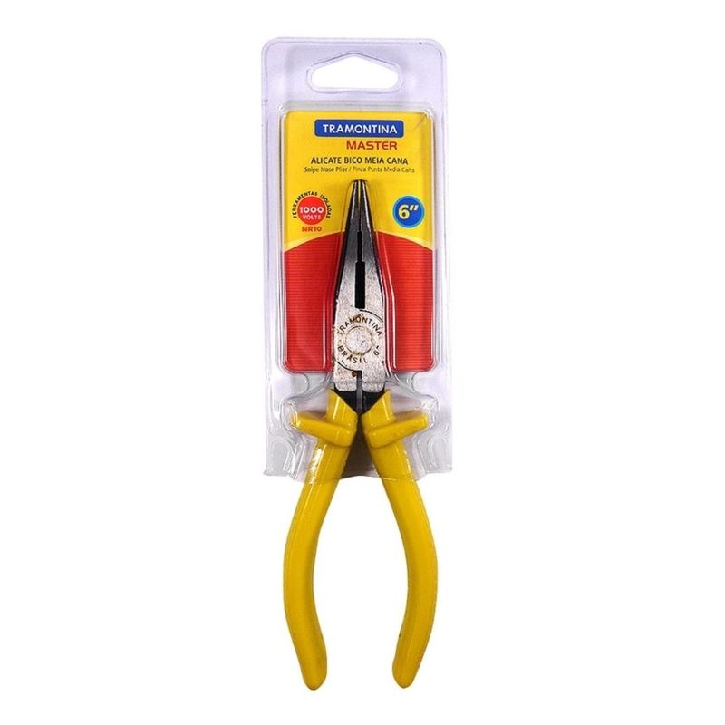 Alicate Meia Cana Isolado 6" - 15cm Tramontina