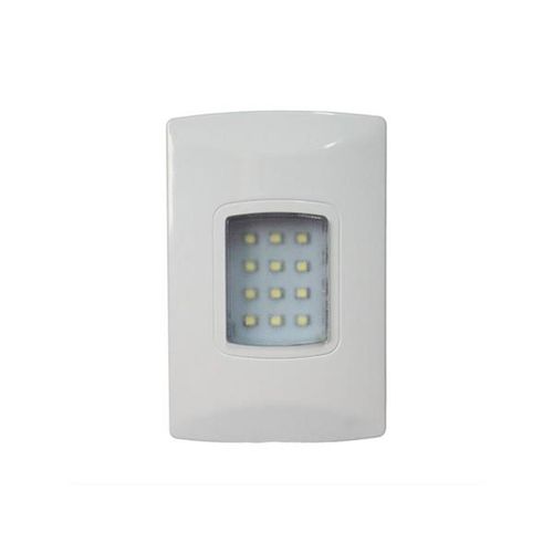 Luminária de Emergência Led com 100 Lúmens Autônoma de Embutir
