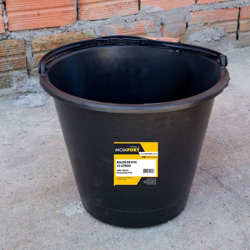 Balde Plástico 12L Momfort