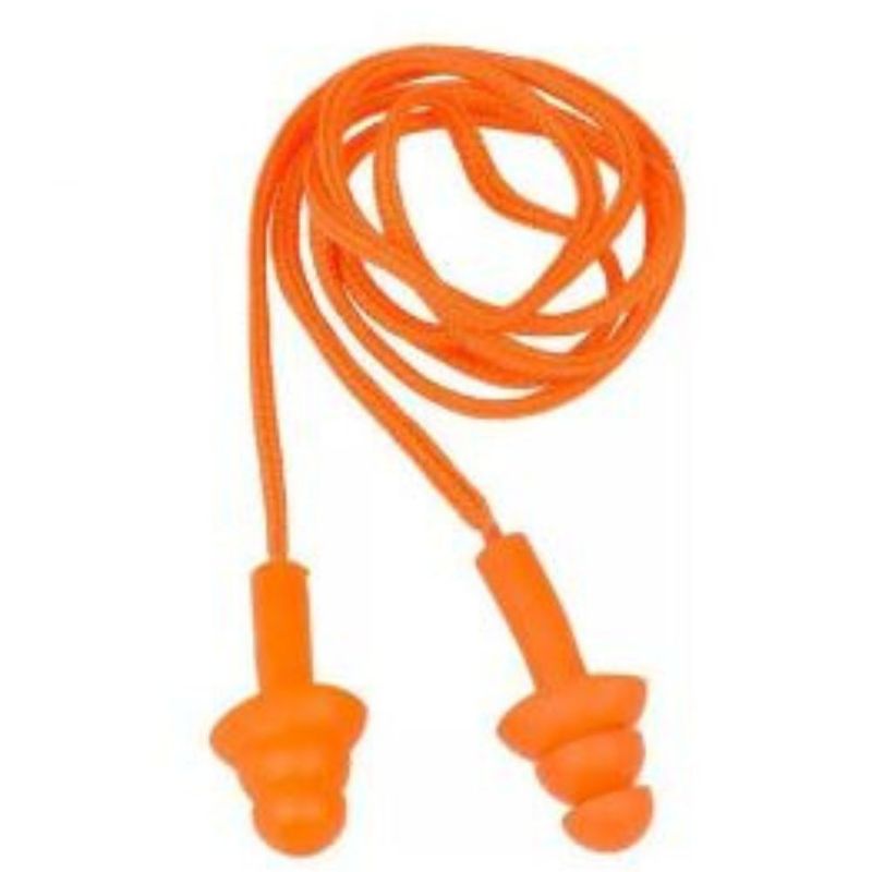 Protetor Auricular de Silicone com Cordão CA14054 Carbografite