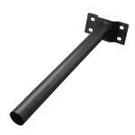 Poste para Luminária de Led 50cm Preto de Aço Blumenau