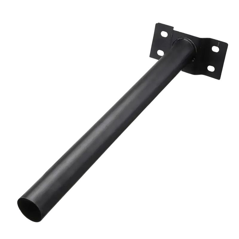 Poste para Luminária de Led 50cm Preto de Aço Blumenau