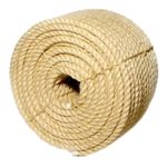 Corda Torcida Sisal Natural 12mm por Metro