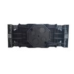 Caixa para Laje 4x4 PEAD Regulável 25/31cm Fundo Móvel Preta Mondiale