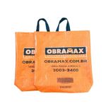 Sacola de Ráfia PP com Alças Laranja 45x50cm Obramax
