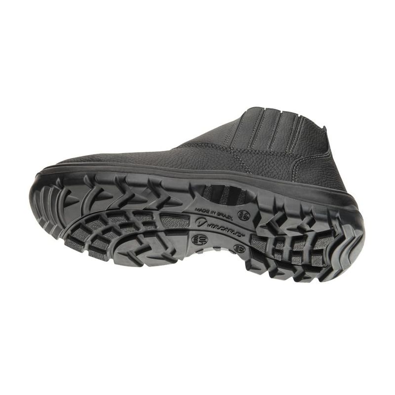 Botina Acolchoada Preta Bico Plástico Ca43377 N41 Marluvas