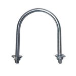 Abraçadeira Grampo U Vergalhão 1"x5/16" 5 Peças