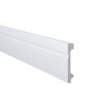 Rodapé Poliestireno FZ10 Branco Frisado 10x1,3x200cm
