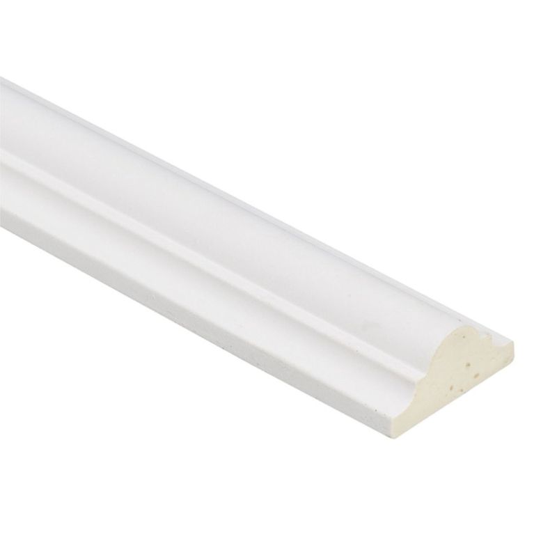 Rodameio Poliestireno Branco Frisado 4x2x200cm