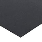 Piso Emborrachado Corrugado Preto 4mm 50x50cm