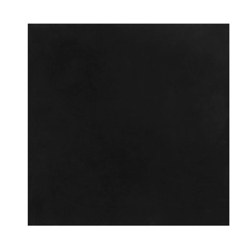 Piso Emborrachado Liso Preto 4mm 50x50cm