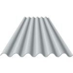 Telha de Fibrocimento Ondulada 5mm 2,44x1,10m Confibra