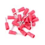 Terminal Pino Longo 0,50-1,50mm² Vermelho Eletrokit 20 Peças