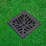 Ralo PVC Preto 20x20cm Odem
