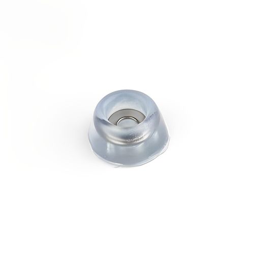 Sapata Antideslizante com Arruela Metálica 28mm Silicone 10 Peças