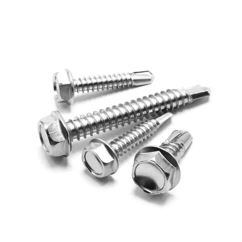 Parafuso Brocante Cabeça Sextavada c/Arruela Fixa 4,2x13mm 500 peças