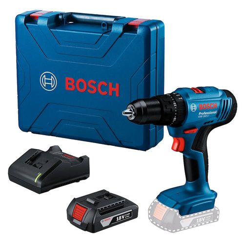 Furadeira Parafusadeira de Impacto 1/2" 18V 1 Bat GSB183-Li Bosch
