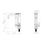 Torneira Filtro de Mesa Bica Móvel Branca Lagune Vitalité Viqua