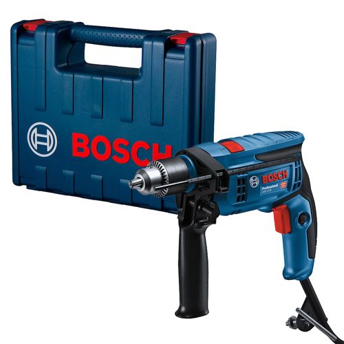 Furadeira de Impacto 1/2" (13mm) 750W GSB13RE com Maleta Bosch