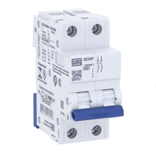 Mini Disjuntor Bipolar Curva C Weg