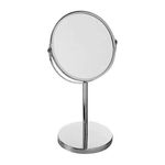 Espelho de Aumento 34,5x18,5cm Mesa Articulado Cromado