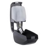 Dispenser para Sabonete Líquido ou Álcool Gel 800ml Velox Dark Preto