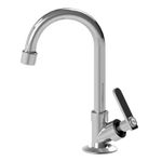 Torneira para Banheiro Mesa 1/4V Bica Alta Cromado Pratic DN15