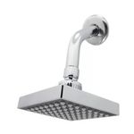 Chuveiro Quadrado Cromado Parede Rubi Soft Bognar