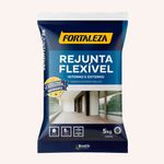 Rejunte Flexível Cerâmica Cinza Platina 5kg Fortaleza