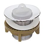 Válvula Plástica Redonda Pia Cromado 7/8" Grap