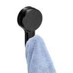 Gancho Unitário Plástico com Dupla Face 3M Preto