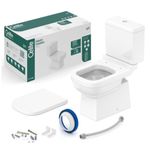 Kit Vaso Sanitário com Caixa Acoplada Elite 3/6L Branco Celite