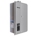 Aquecedor de Água a Gás GN 27L E27 FEH Inox Digital Bivolt Rinnai