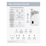Aquecedor de Água a Gás GN 27L E27 FEH Inox Digital Bivolt Rinnai
