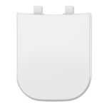 Assento Sanitário Quadra Polipropileno Quadrado Branco