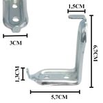 Suporte de Parede para Extintor Parafusar até 15Kg Aço Zincado