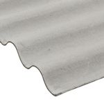 Telha Ondulada de Fibrocimento Cinza 6mm 2,13x1,1m Casalit