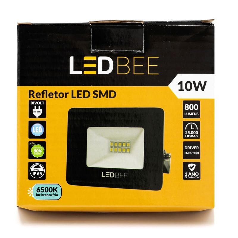 Refletor-de-LED-Slim-10W-IP66-800-Lumens-Luz-Branca