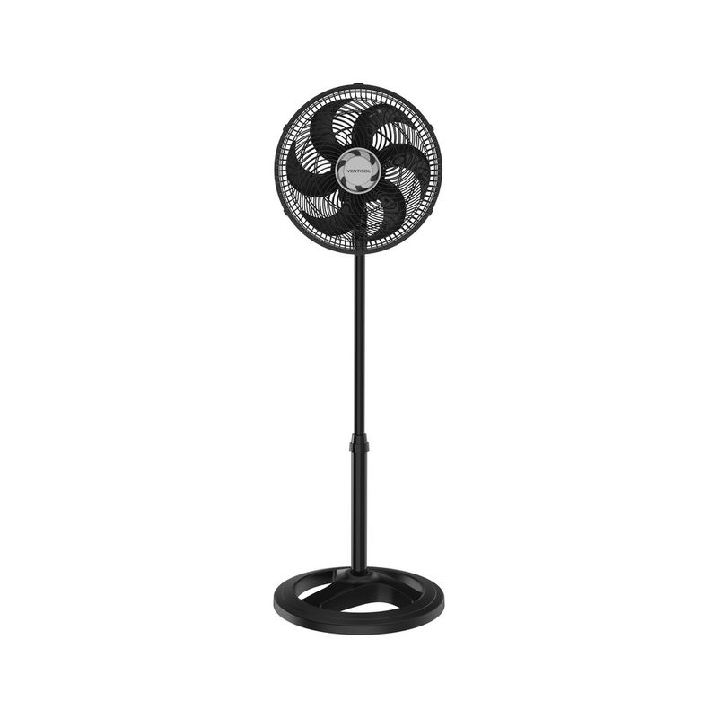 Ventilador-de-Coluna-Turbo-6-Preto-com-6-Pas-30cm-52W-127V