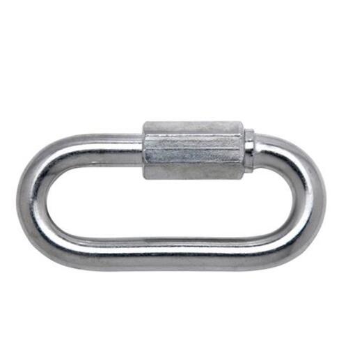 Mosquetão Aço Galvanizado Trava Roscada 4x40mm 1 peça