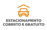 Estacionamento coberto e gratuito